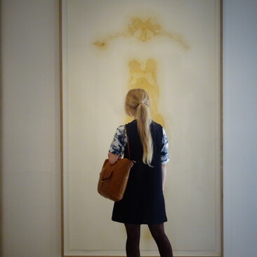 2016 C Art young curators Visiting Gormley Exhibition London