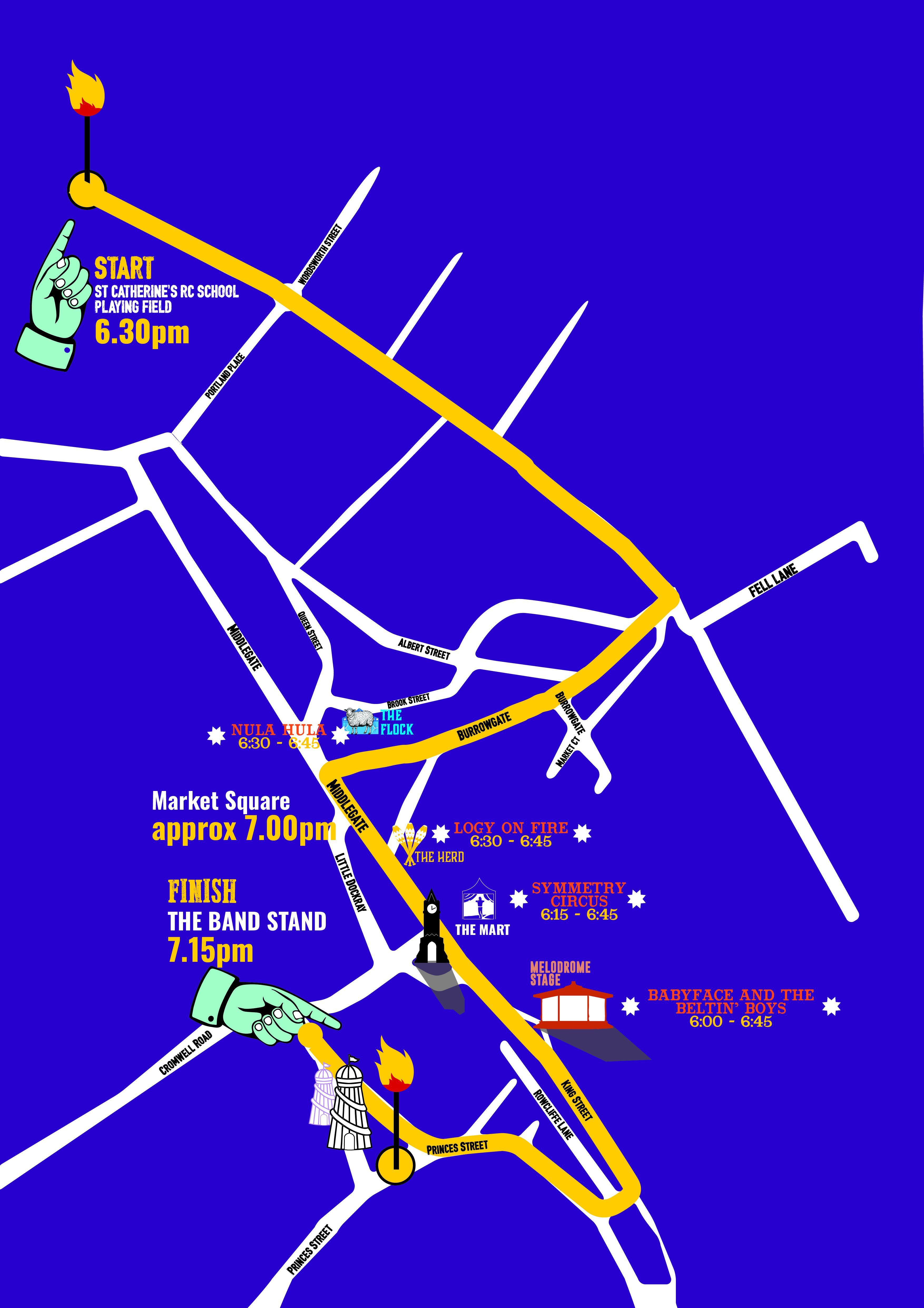 Procession Map