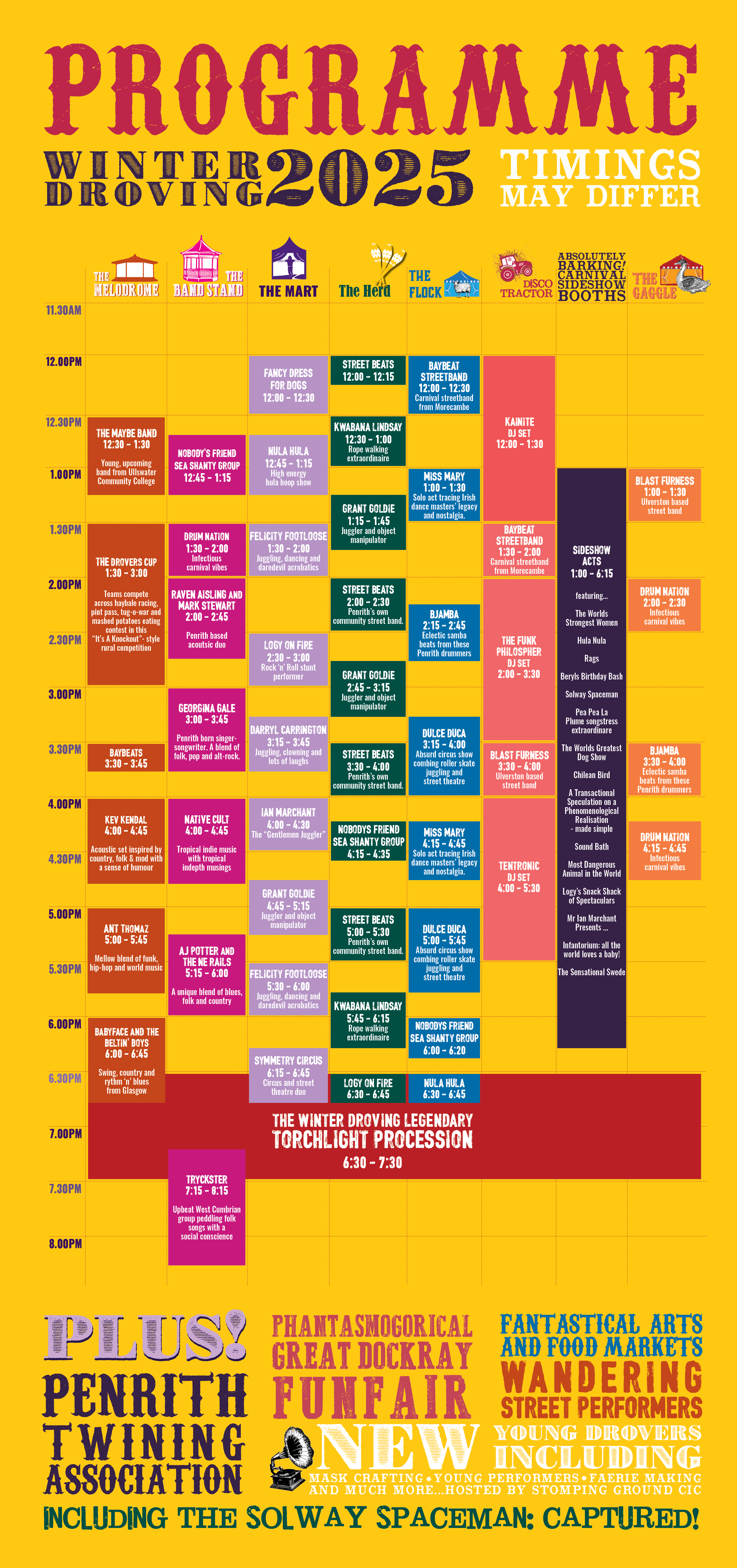Winter Droving 2025 Programme